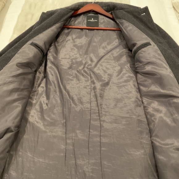 London Fog Men’s Wool Jacket Charcoal Size Medium - Picture 5 of 11